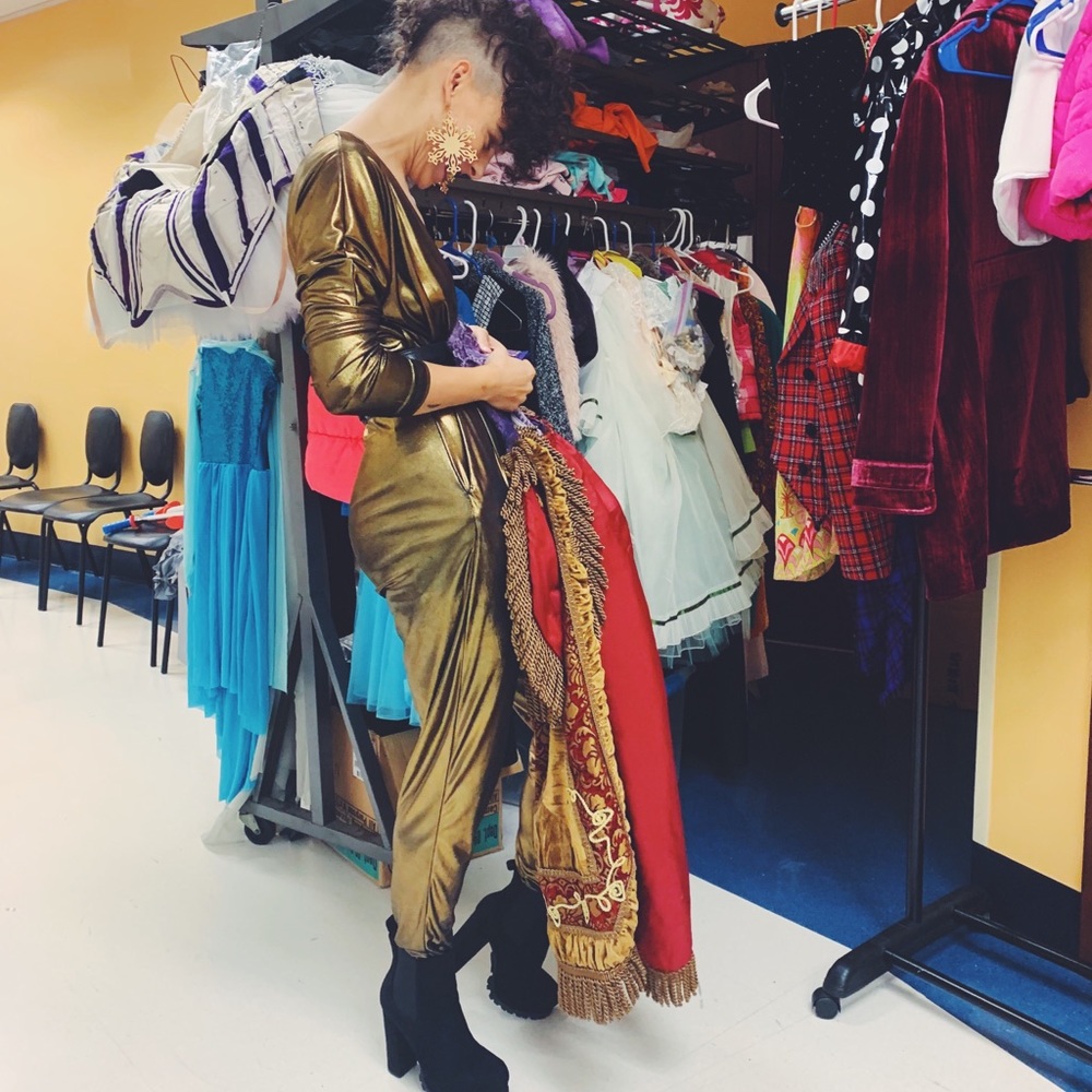 Gold Lamé Jumpsuit ✨